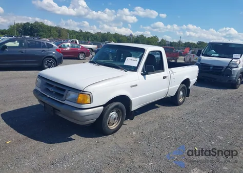 1997 Ford Ranger Splash/Xl/Xlt from USA, damaged, VIN 1FTCR10AXVTA90720
